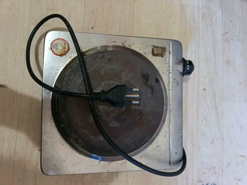 Cocina eléctrica portátil de un quemador