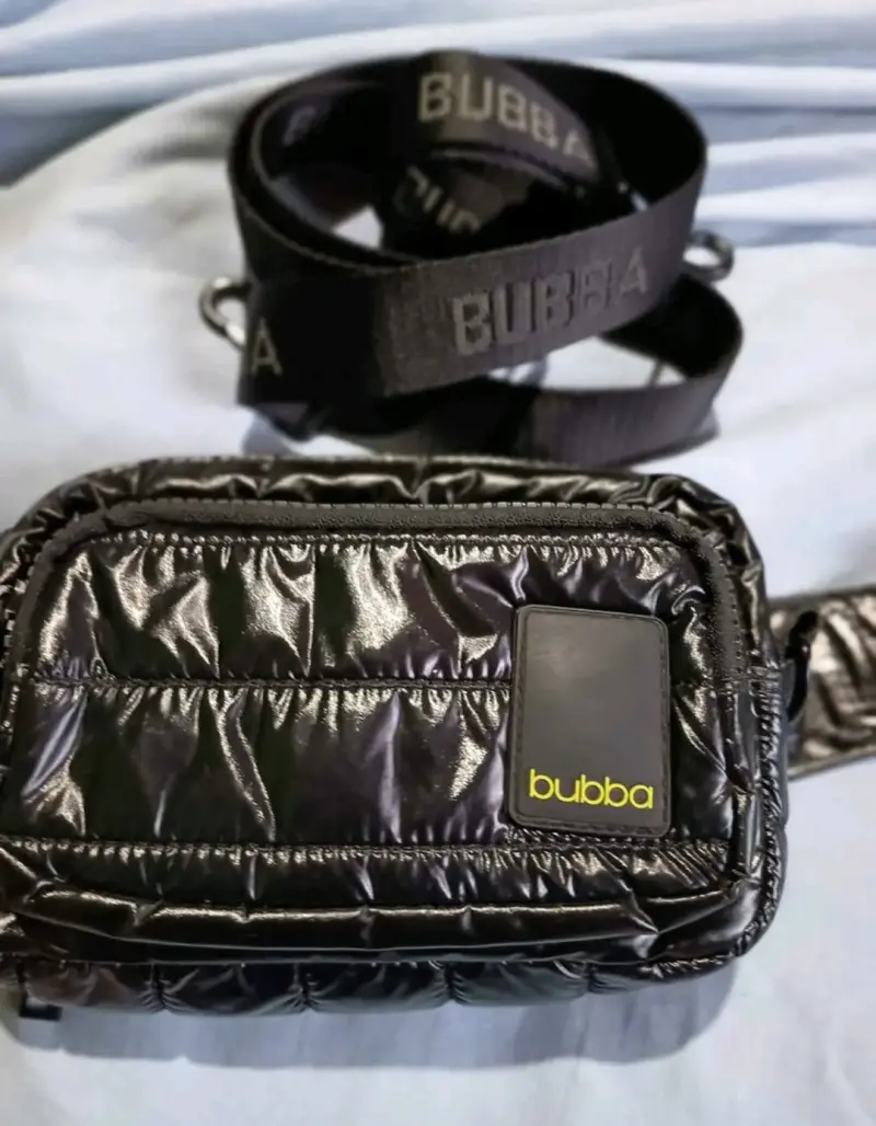 Banano negro acolchado Bubba con correa ajustable - 1