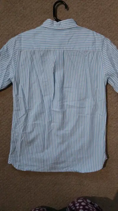Camisa de rayas azul para niño - miniatura 4