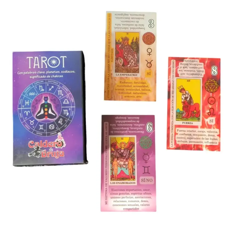 Tarot Rider Caldero de Bruja Cartas de Significado - 1