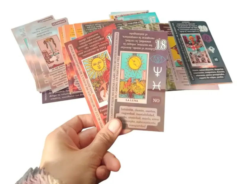 Tarot Rider Waite con Guía y Libro 200 paginas - 2