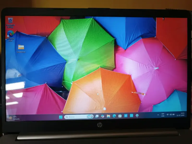 Notebook HP con pantalla de 15,6' pulgadas