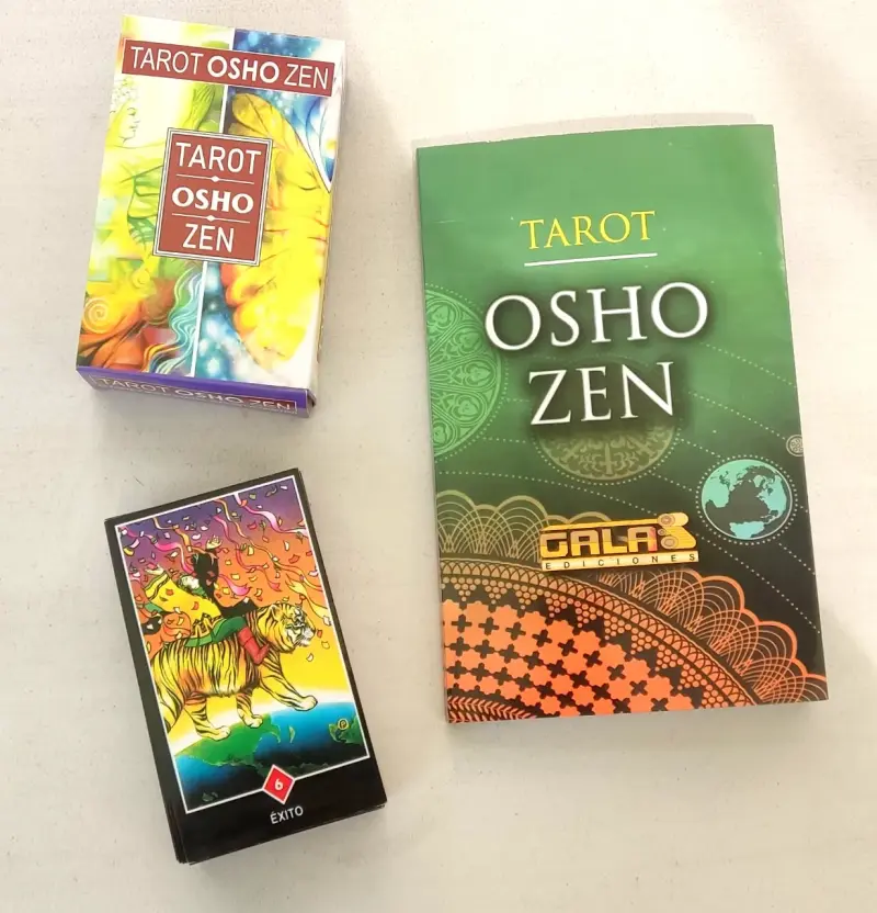 Tarot Osho Zen con libro guía y bolso