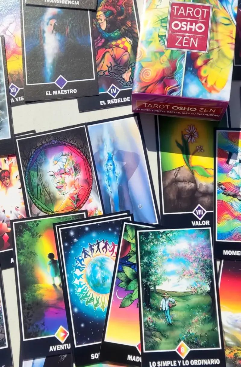 Tarot Osho Zen con libro guía y bolso - 3