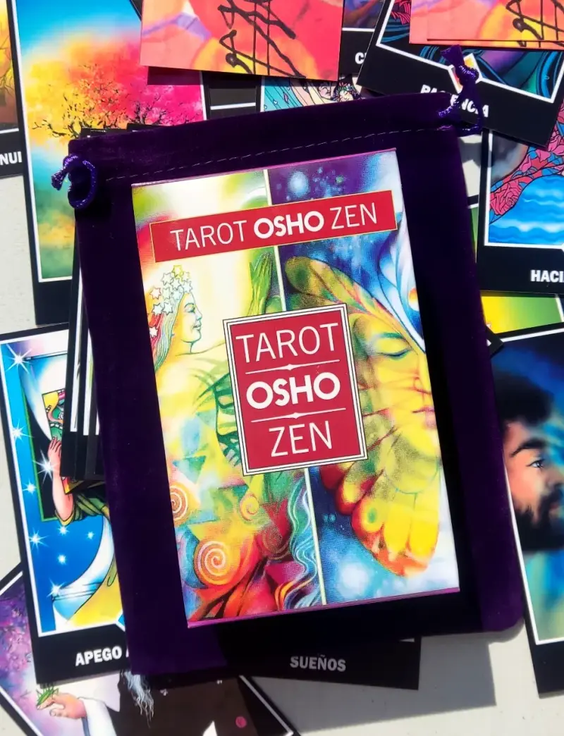 Tarot Osho Zen con libro guía y bolso - 4