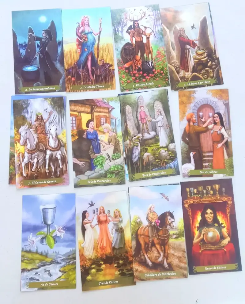 Tarot de la Bruja Verde con 78 cartas ALTERNATIVO - 3
