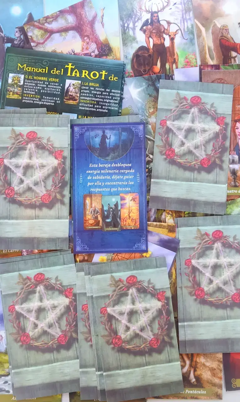 Tarot de la Bruja Verde con 78 cartas ALTERNATIVO - 5