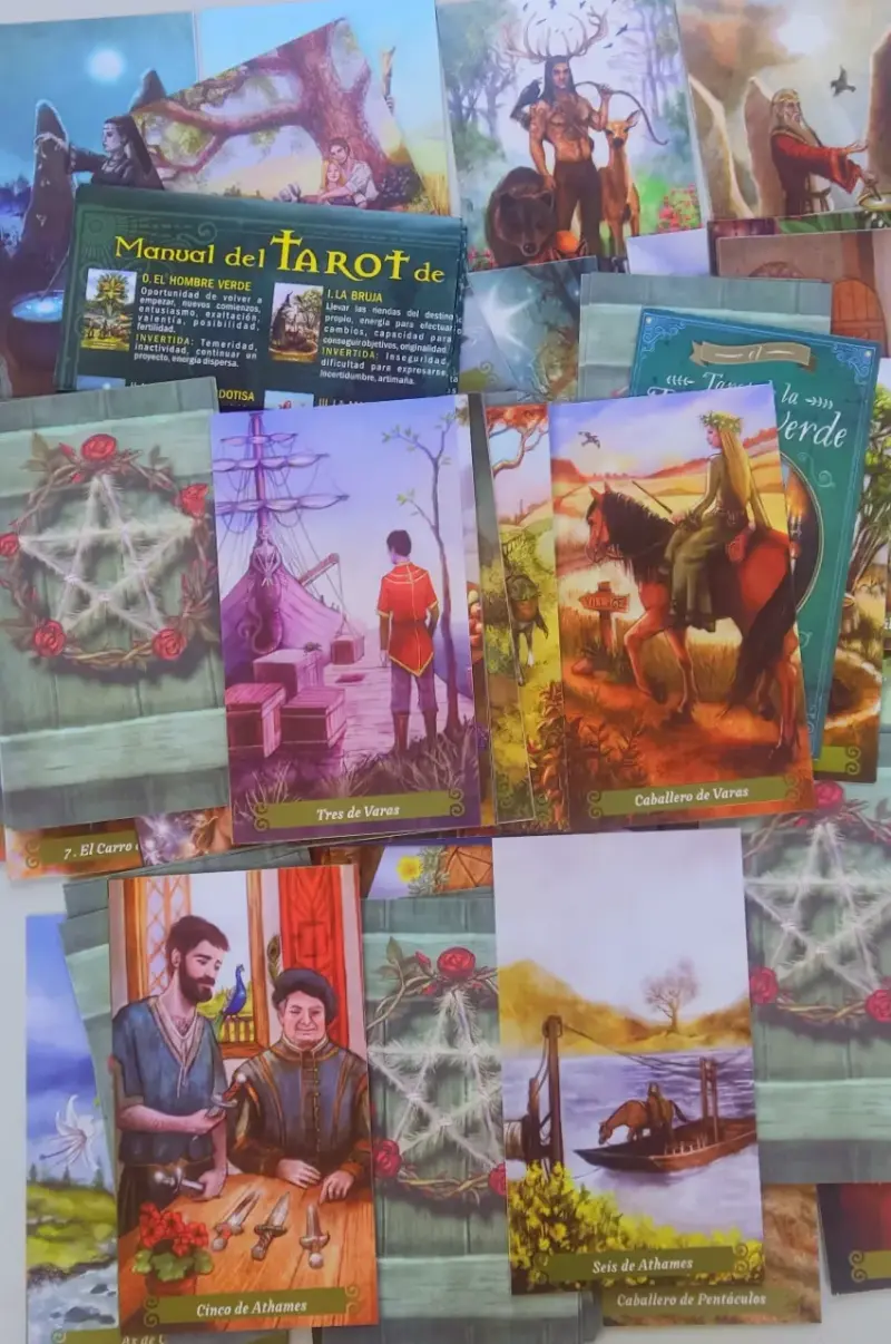 Tarot de la Bruja Verde con 78 cartas ALTERNATIVO - 6