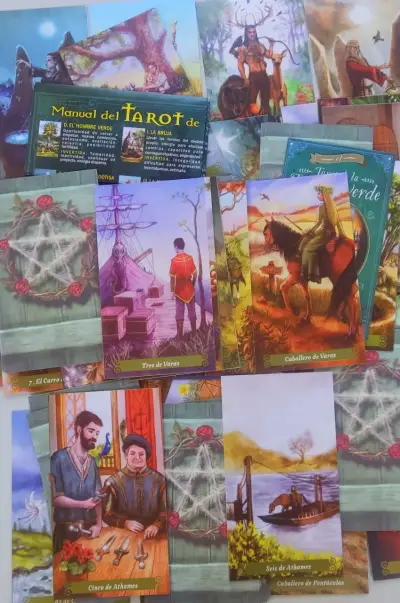 Tarot de la Bruja Verde con 78 cartas ALTERNATIVO - miniatura 6