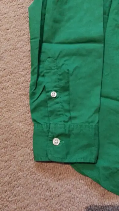 Camisa verde de niño H&M casual - miniatura 2
