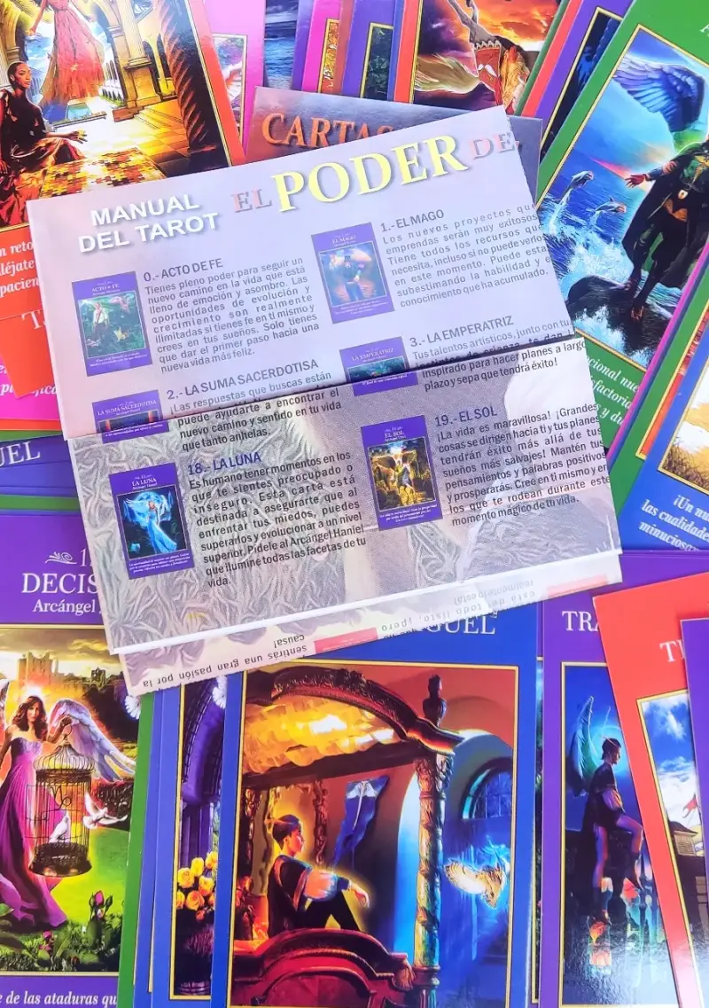 Cartas Tarot El Poder de los Arcángeles con bolso - 2