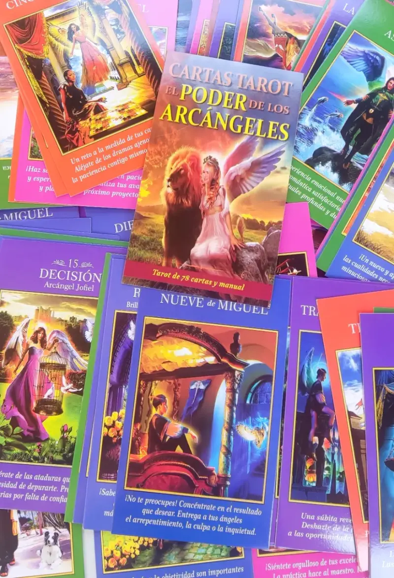 Cartas Tarot El Poder de los Arcángeles con bolso - 5