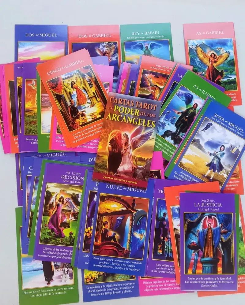 Cartas Tarot El Poder de los Arcángeles con bolso - 6