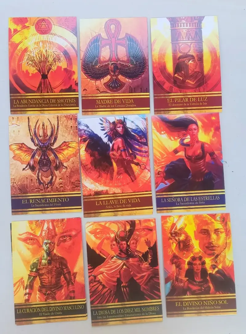 El Oráculo de Isis - 44 Cartas alternativo - 3