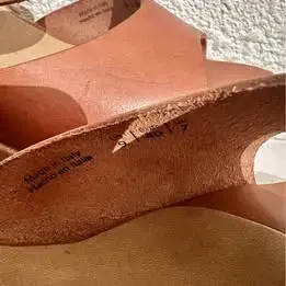 Sandalias de cuero café ALDO - 3