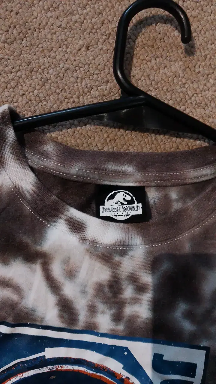 Polera tie-dye Jurassic Park unisex - 3