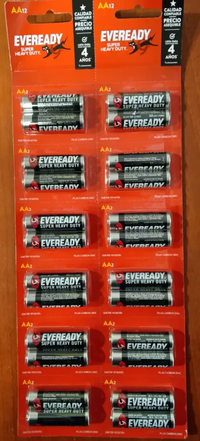 Pack de 24 pilas AA Eveready Super Heavy Duty - miniatura 1