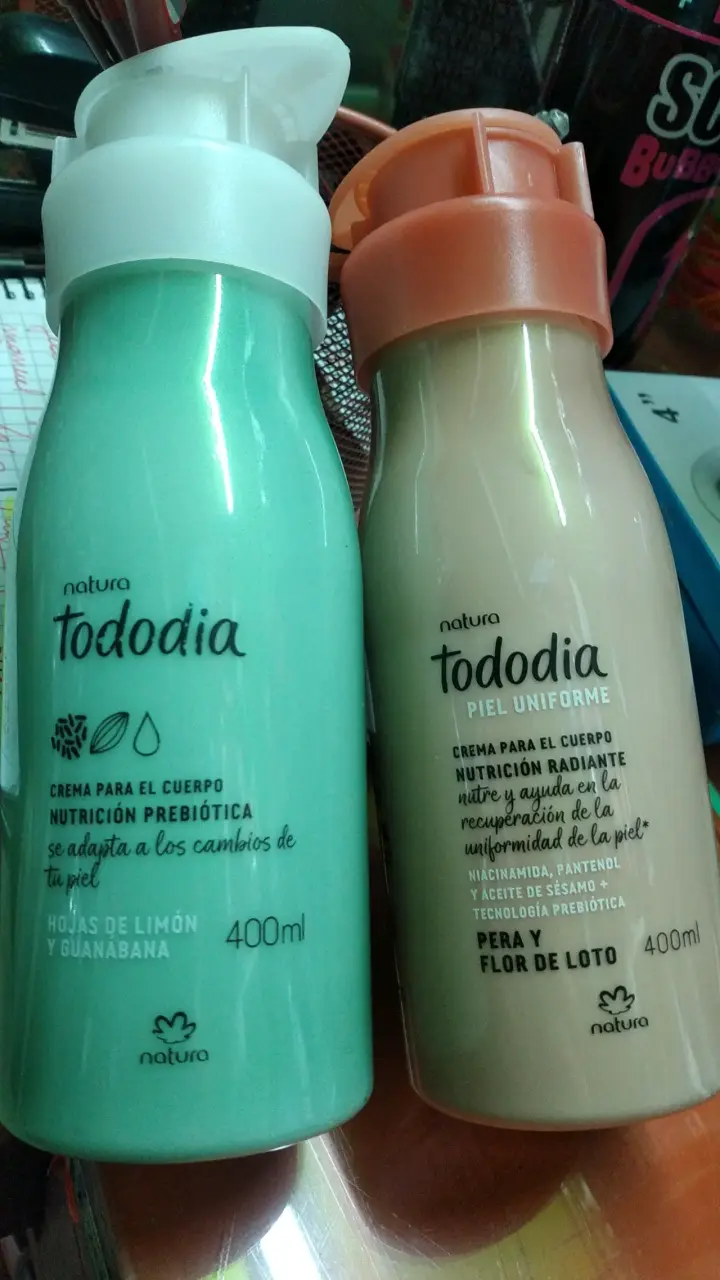 Set de cremas corporales Natura Tododia 400ml