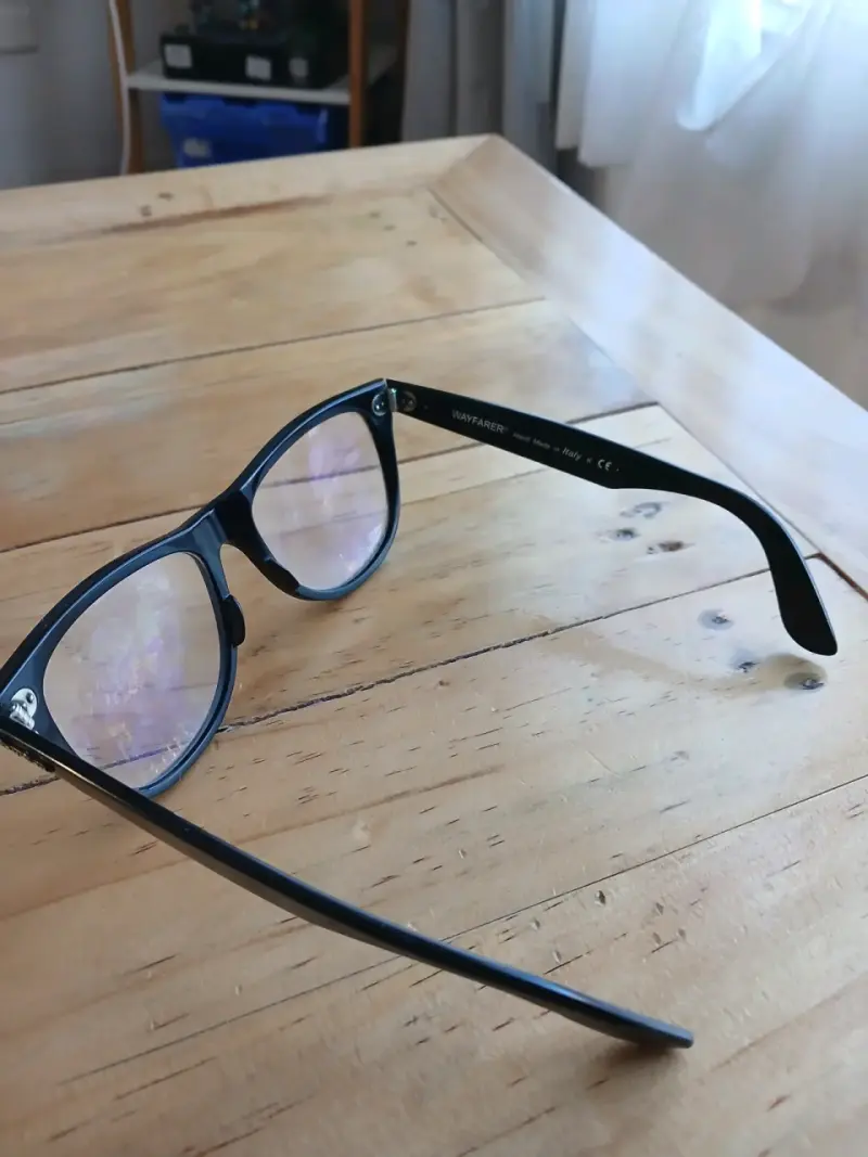 Vendo par de lentes ópticos Ray Ban + Italy - 3