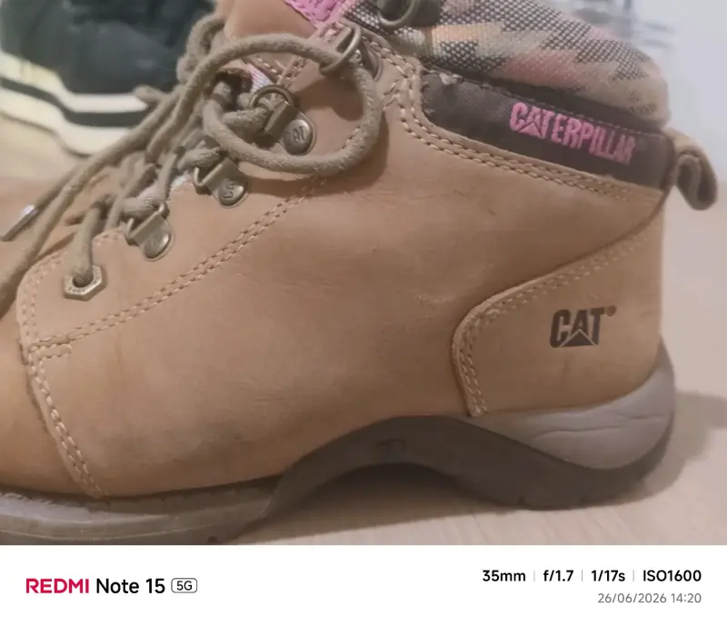 Botas de trabajo Caterpillar beige para hombre - 2