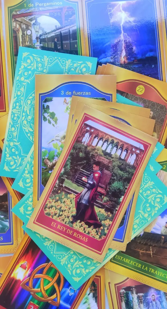 Tarot Akáshico con 62 cartas y bolso alternativo - 6