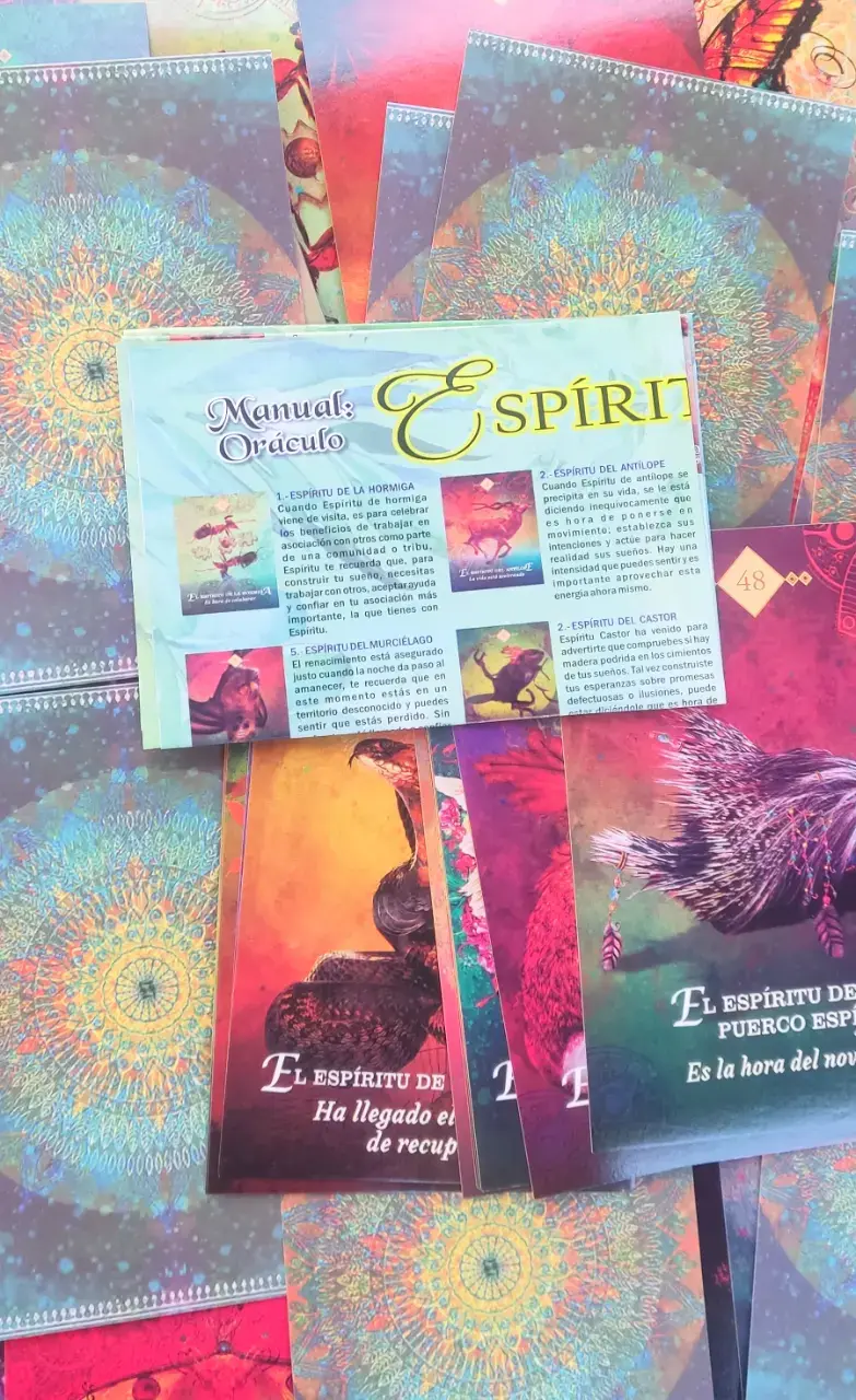 Oraculo Espiritu Animal con bolso Alternativo - 6