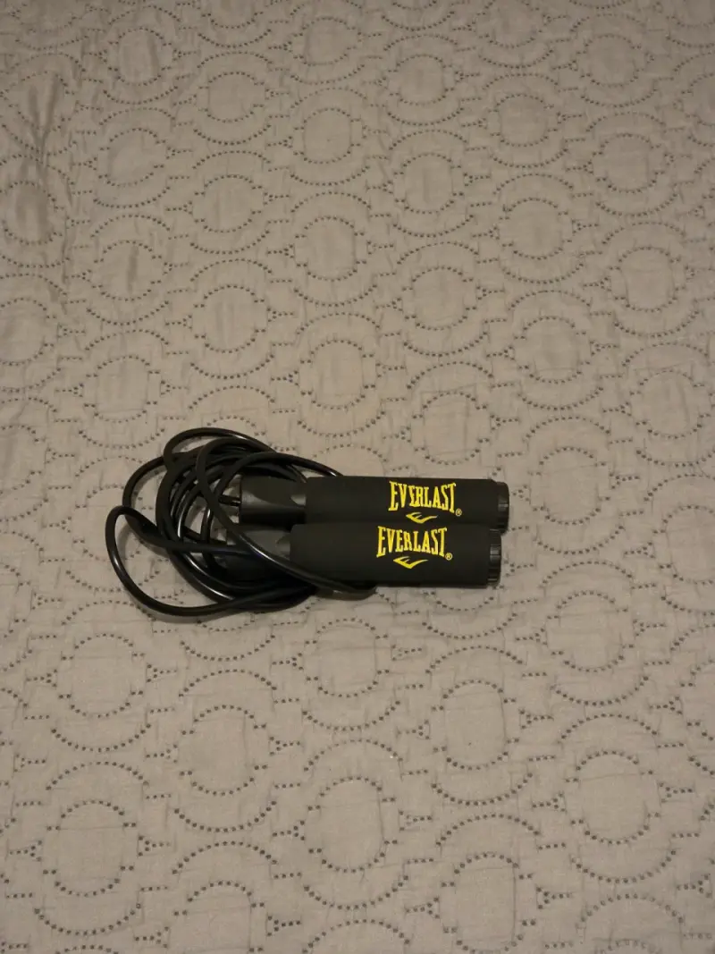 🏃♂️🖤 Cuerda de salto Everlast Deluxe negra - 1
