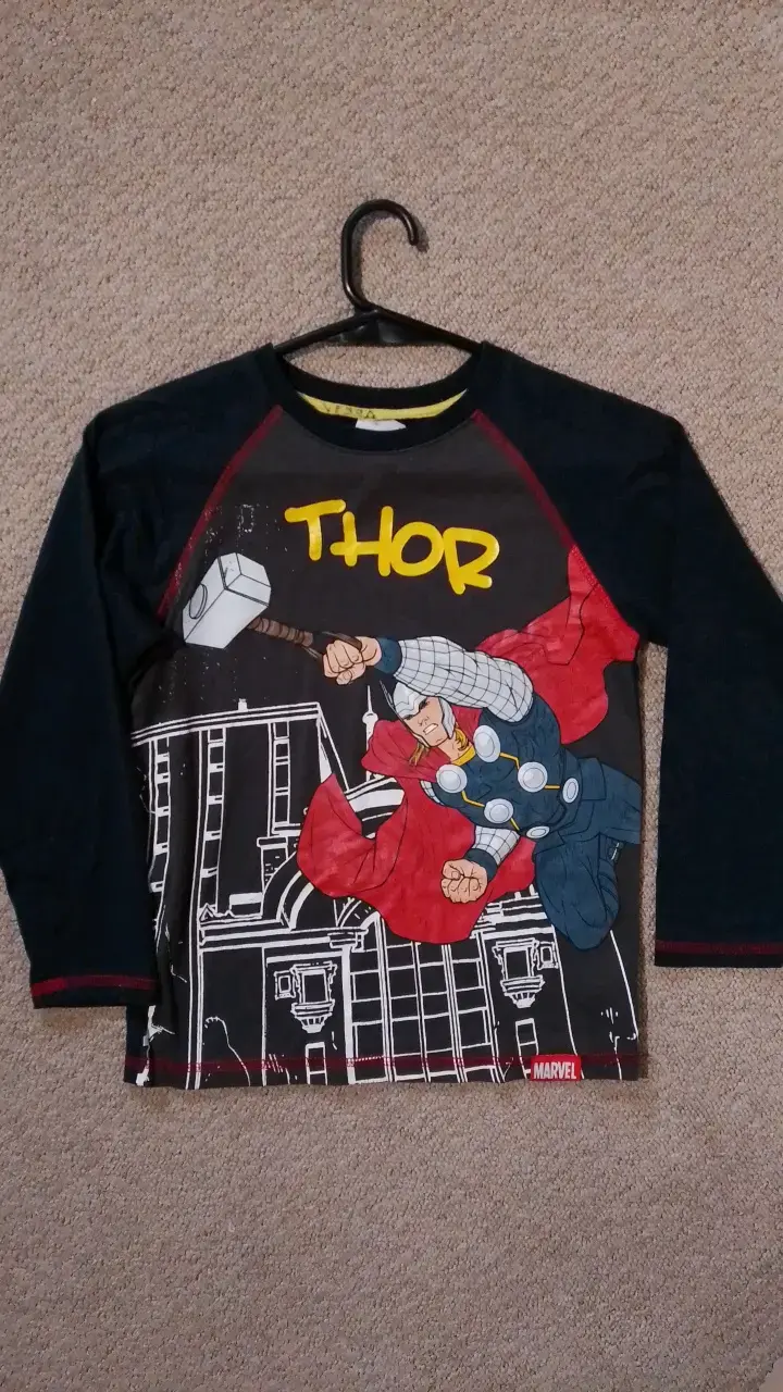 Polera de niño Marvel Thor manga larga