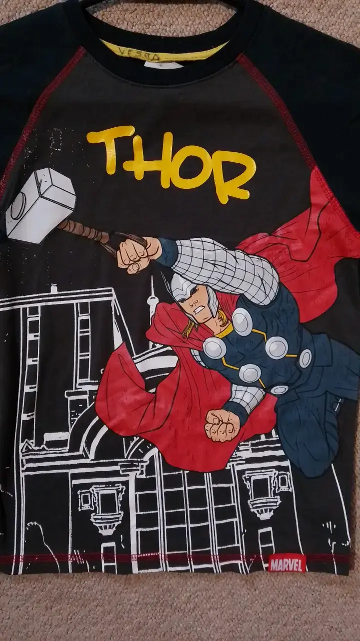 Polera de niño Marvel Thor manga larga - 2