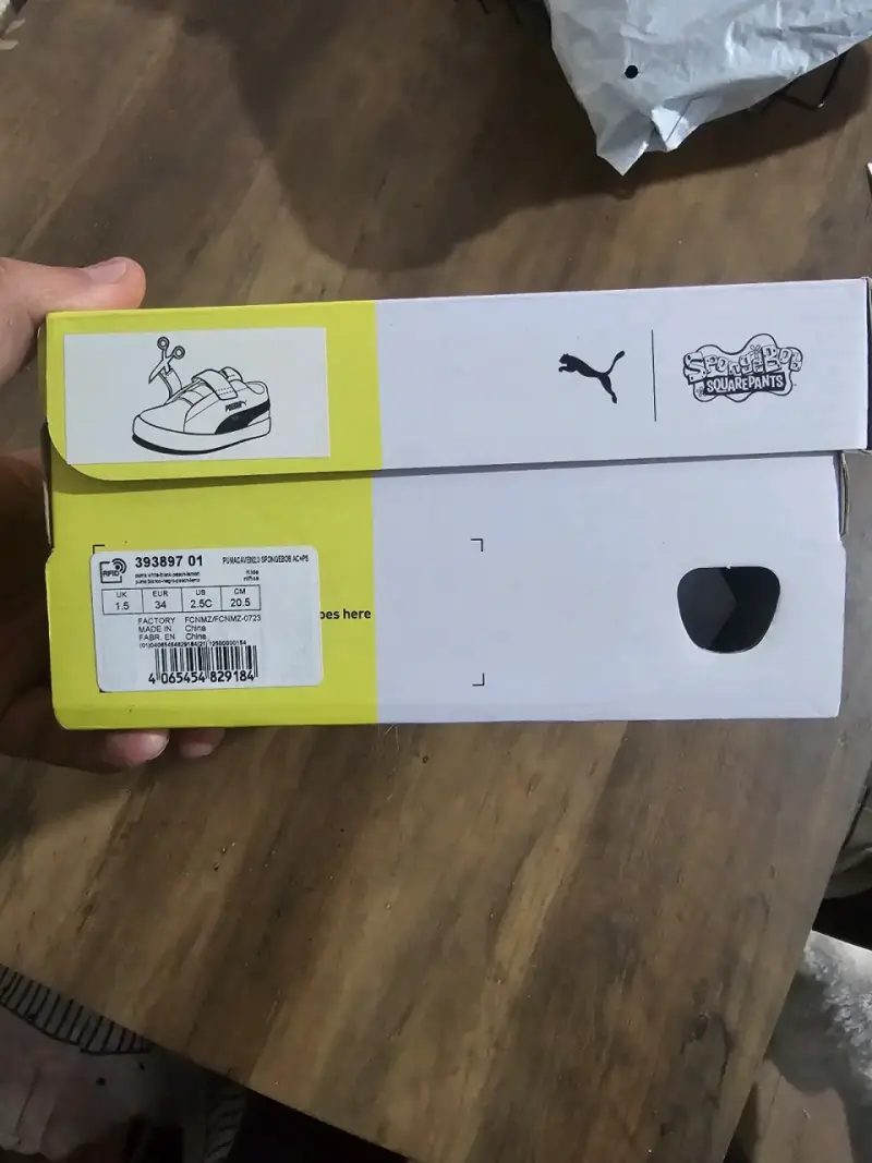 Zapatillas PUMA X BOB ESPONJA TALLA 34 - 2