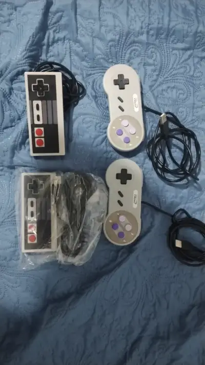 Controles RETRO NES SNES USB PARA PC - miniatura 1