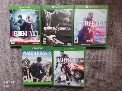 Colección de videojuegos Xbox One: Resident Evil, Mortal Kombat, Battlefield y más - miniatura 1