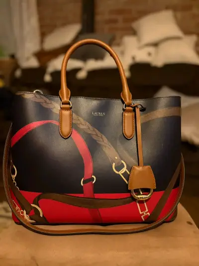 Bolso de mano Lauren Ralph Lauren multicolor elegante - miniatura 1
