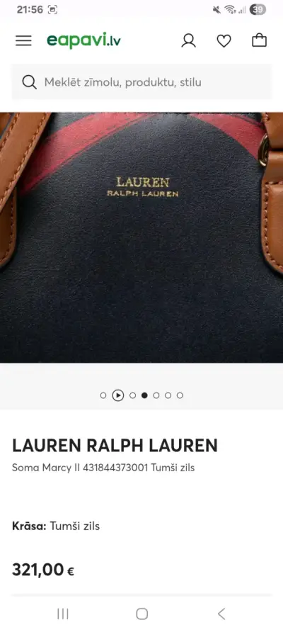 Bolso de mano Lauren Ralph Lauren multicolor elegante - miniatura 2