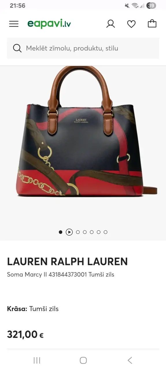 Bolso de mano Lauren Ralph Lauren multicolor elegante - 3