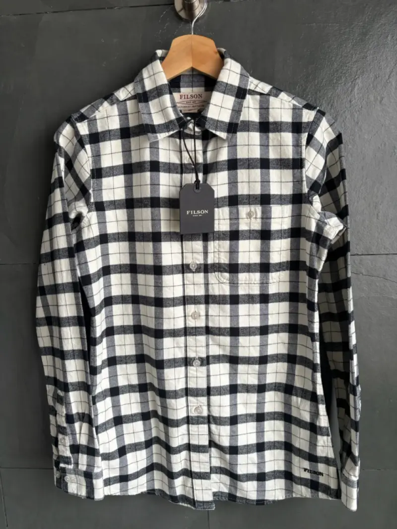 Camisa de franela a cuadros Filson para mujer
