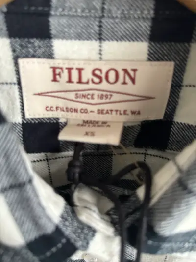 Camisa de franela a cuadros Filson para mujer - miniatura 2