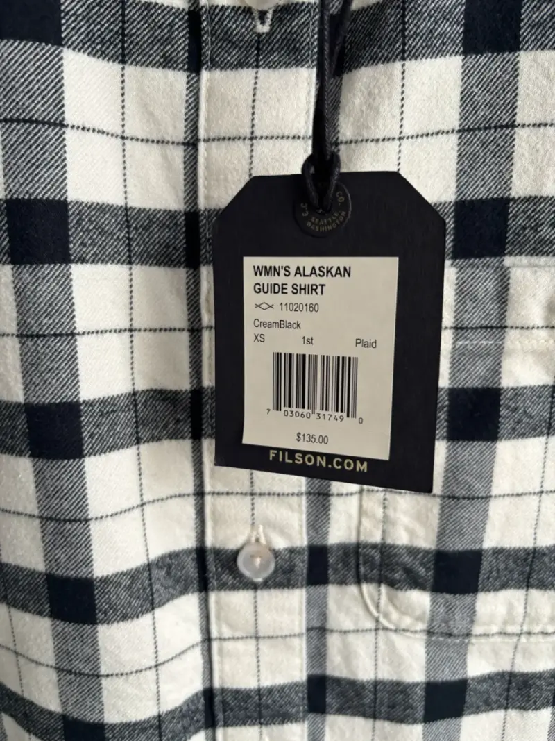 Camisa de franela a cuadros Filson para mujer - 3