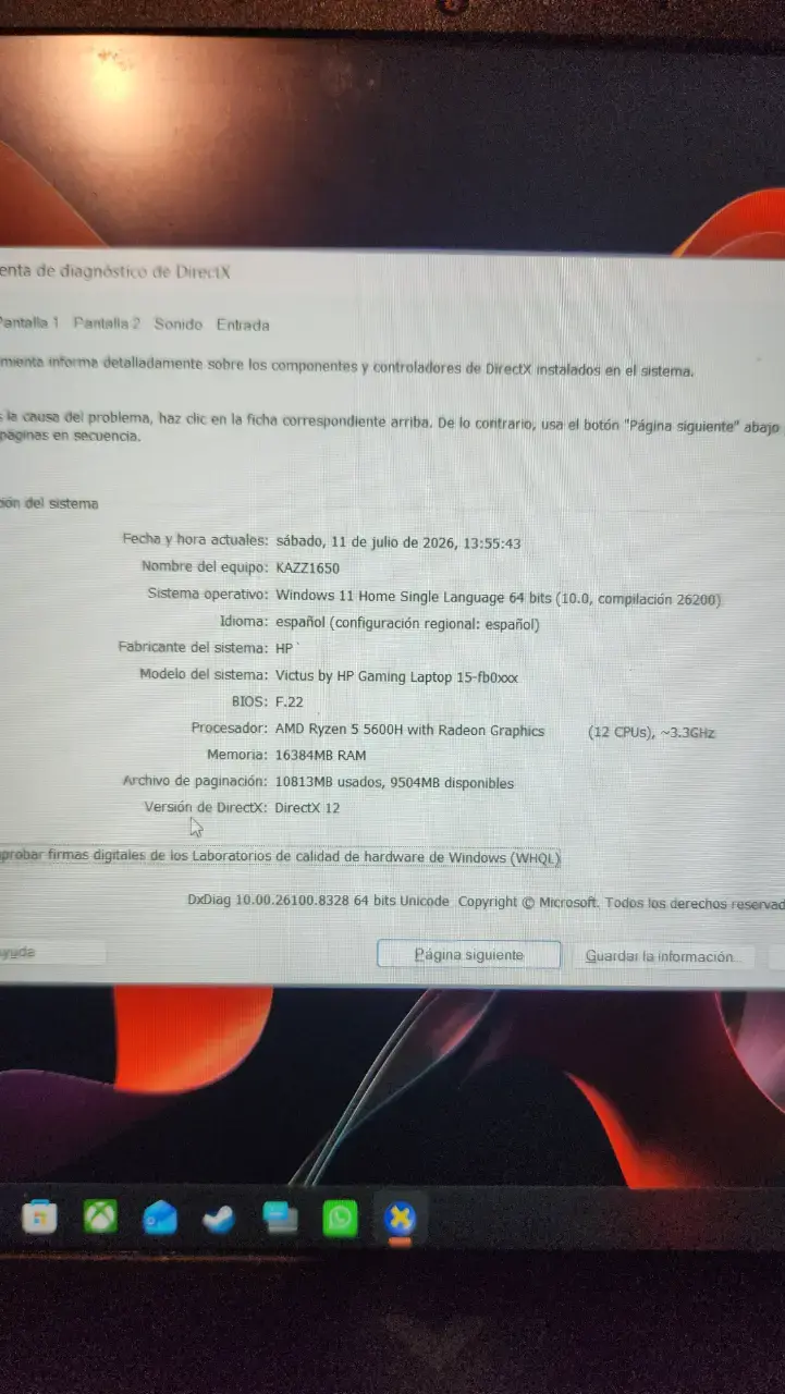 Laptop HP victus 15 gtx 1650 4gb - 4
