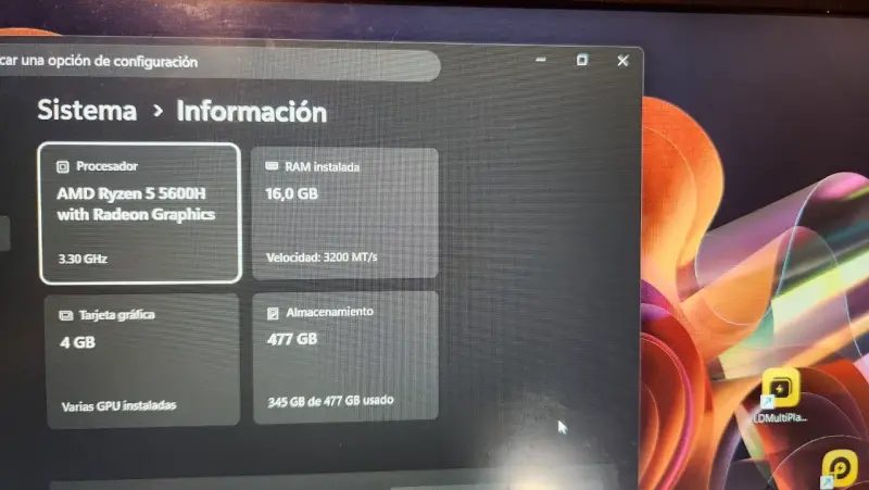 Laptop HP victus 15 gtx 1650 4gb - 6