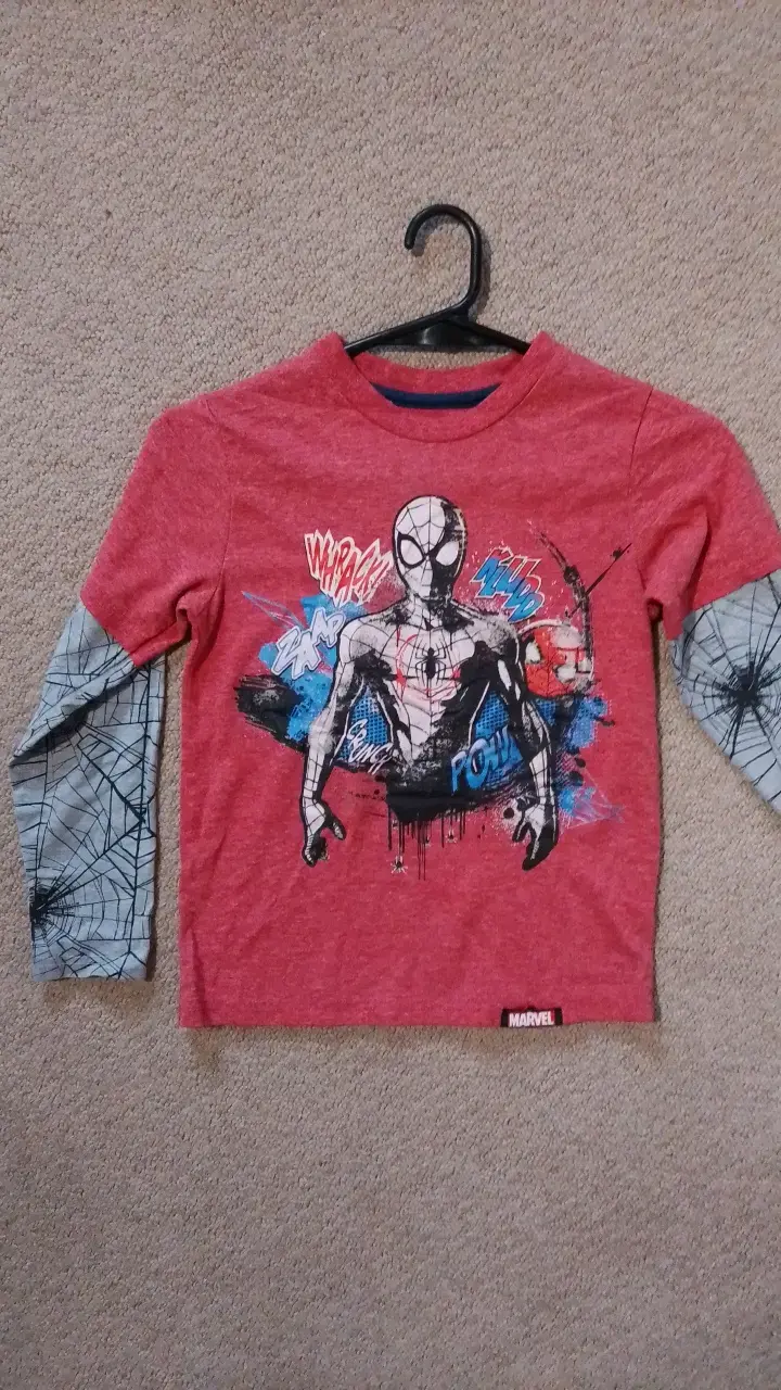 Polera manga larga Spiderman para niños - 1