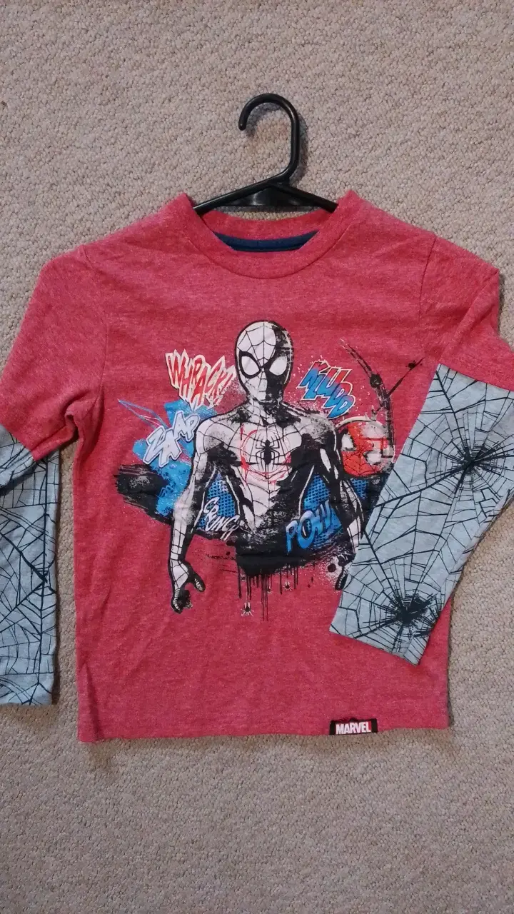 Polera manga larga Spiderman para niños - 2