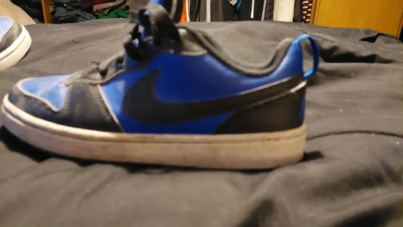 Zapatillas deportivas Nike azul y negro - 4