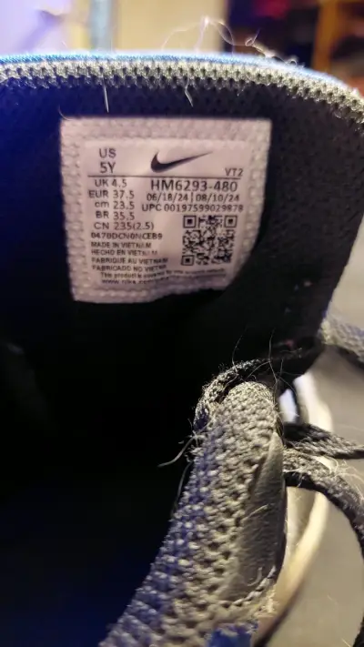 Zapatillas deportivas Nike azul y negro - miniatura 6