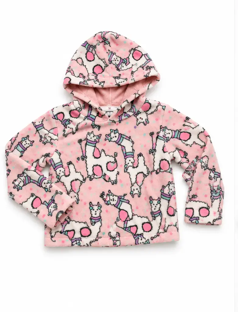 Polerón de polar infantil con diseño de llamas
