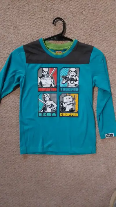 Polera Star Wars para niños con personajes - miniatura 1