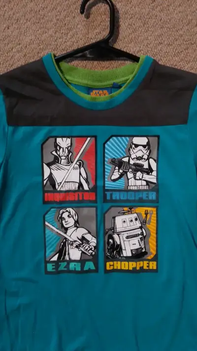 Polera Star Wars para niños con personajes - miniatura 2