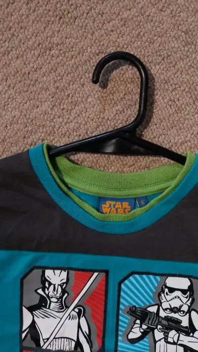 Polera Star Wars para niños con personajes - miniatura 4