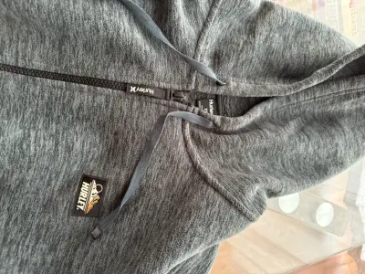 Polerón con capucha gris Hurley para hombre - miniatura 2