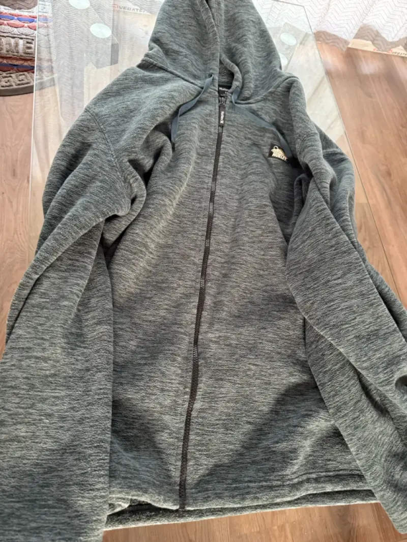 Polerón con capucha gris Hurley para hombre - 3